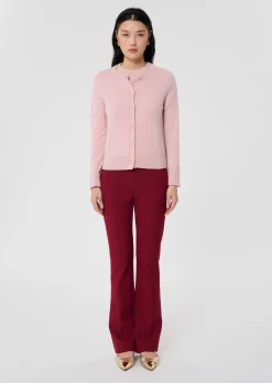 Gilet Guido vieux rose en cachemire