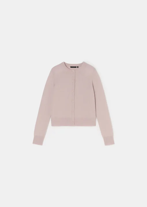 Gilet Guido vieux rose en cachemire