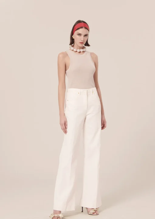 Jeans Jerome blanc en denim