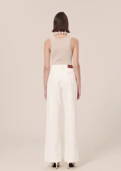 Jeans Jerome blanc en denim