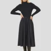 Jupe Jackie bleu nuit en flanelle