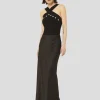 Jupe Jesta noire en satin fluide