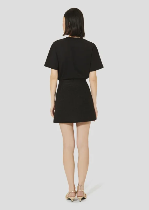 Jupe Junia noire en tweed