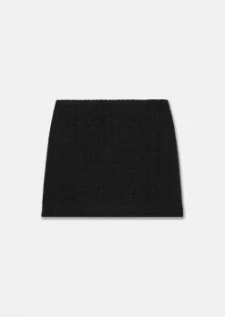 Jupe Junia noire en tweed