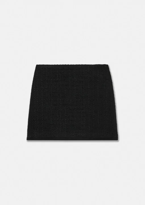 Jupe Junia noire en tweed