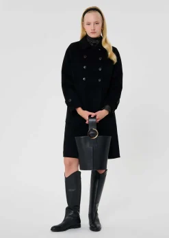 Manteau Maeline noir double face