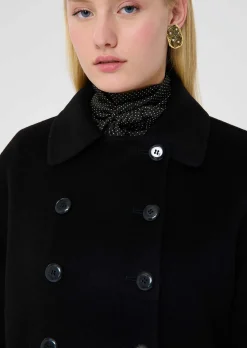 Manteau Maeline noir double face
