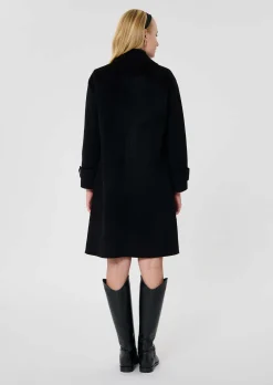 Manteau Maeline noir double face