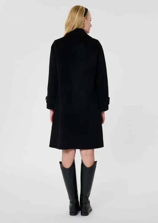 Manteau Maeline noir double face