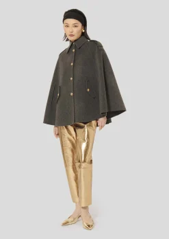 Manteau Majorelle gris double face
