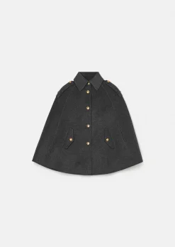 Manteau Majorelle gris double face