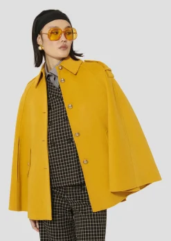 Manteau Majorelle jaune double face