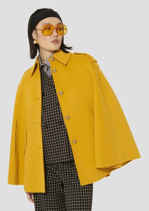 Manteau Majorelle jaune double face