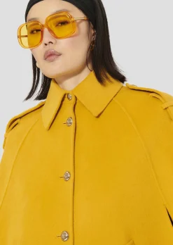 Manteau Majorelle jaune double face