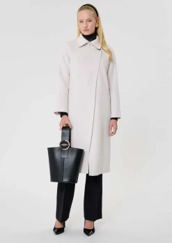 Manteau Mandy écru double face