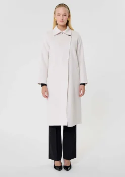 Manteau Mandy écru double face