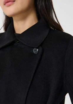 Manteau Mandy noir double face