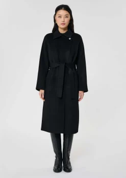 Manteau Mandy noir double face