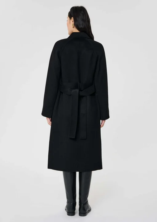 Manteau Mandy noir double face