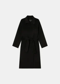 Manteau Mandy noir double face