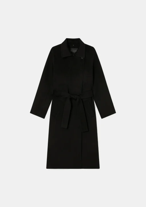 Manteau Mandy noir double face