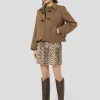Manteau Manoel beige en drap caban