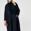 Manteau Milo bleu nuit en laine