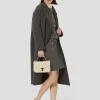 Manteau Milo gris en drap caban