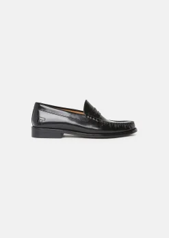 Mocassins Kitty noirs en cuir