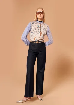 Pantalon Jerome bleu marine en denim