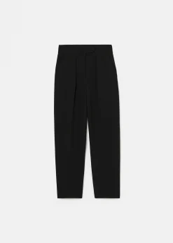 Pantalon Paaso noir en crêpe