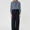 Pantalon Parigi bleu nuit en laine