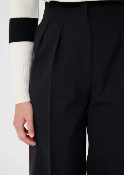 Pantalon Parigi noir en laine