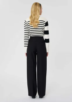 Pantalon Parigi noir en laine