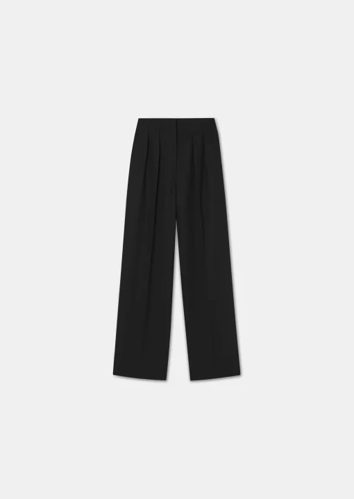 Pantalon Parigi noir en laine