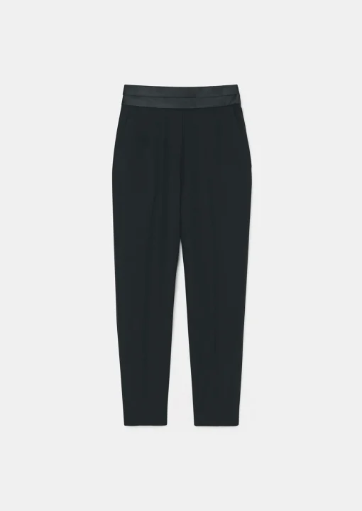 Pantalon Paul noir en laine