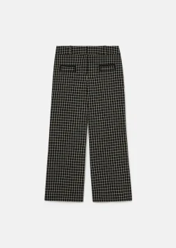 Pantalon Penelope noir à carreaux