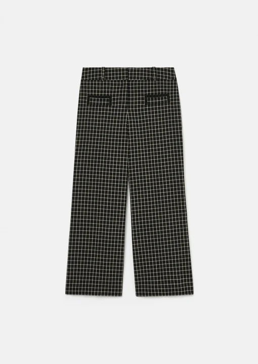Pantalon Penelope noir à carreaux
