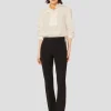 Pantalon Peyton noir en toile double