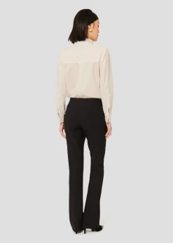 Pantalon Peyton noir en toile double