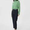 Pantalon Philippa bleu nuit en laine froide