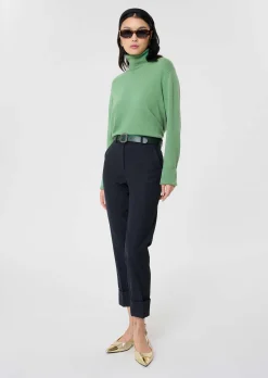 Pantalon Philippa bleu nuit en laine froide