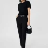 Pantalon Philippa noir en laine froide