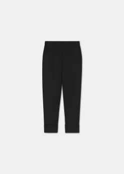 Pantalon Philippa noir en laine froide