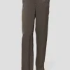 Pantalon Porticcio noir imprimé à pois