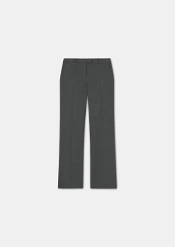 Pantalon Poupee gris en toile compacte