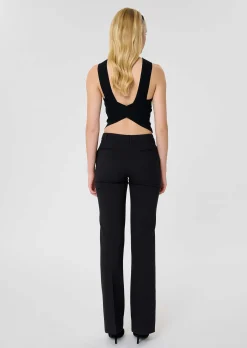Pantalon Poupee noir en laine