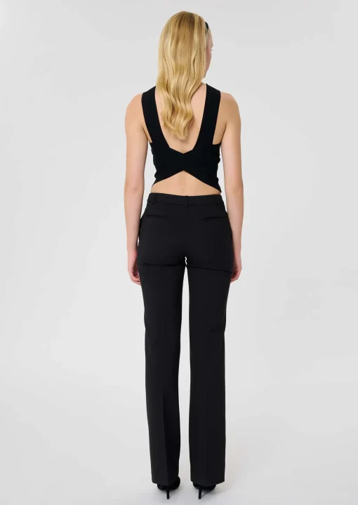 Pantalon Poupee noir en laine