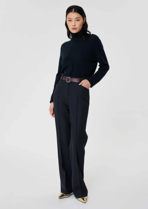 Pantalon Premier bleu nuit en laine