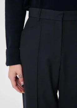 Pantalon Premier bleu nuit en laine